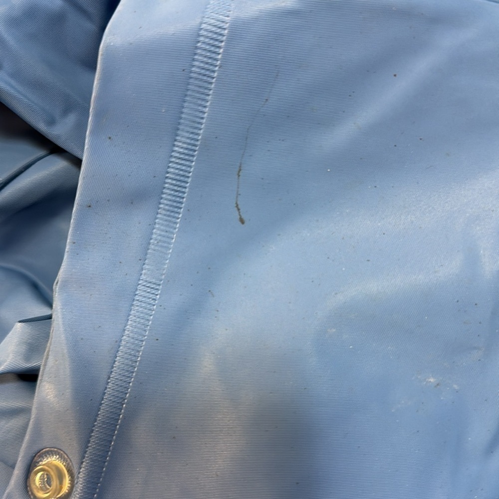 Ozark Trail Hooded Rain Suit 2pc Jacket & Pants Women’s Large Blue 100% PVC - Picture 9 of 10